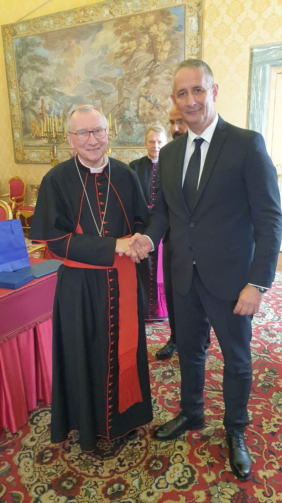 Galić i državni tajnik Svete Stolice Pietro Parolin