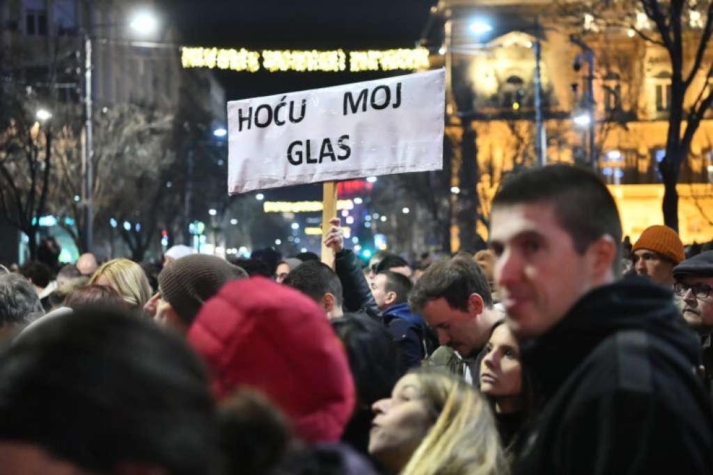 Prosvjed u Beogradu