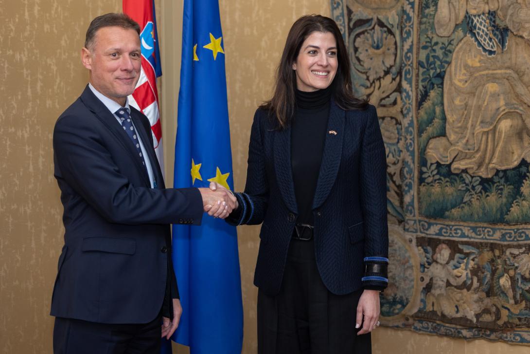 Jandroković i američka veleposlanica Nathalie Rayes 