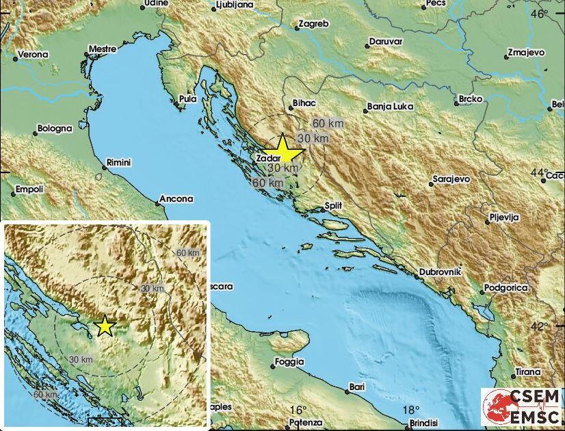 potres Dalmacija
