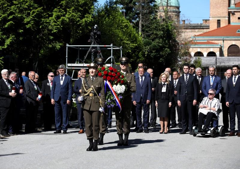 Komemoracijom na zagrebačkom Mirogoju obilježena 78. godišnjica Blajburške tragedije