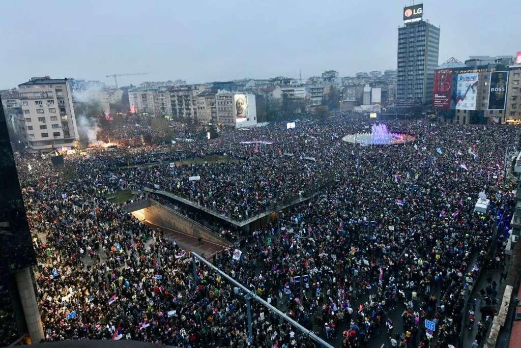 srbija prosvjedi
