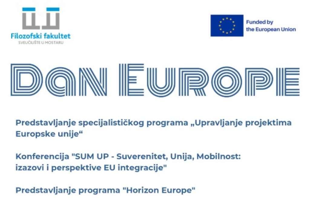 Filozofski fakultet Sveučilišta u Mostaru obilježava Dan Europe nizom aktivnosti