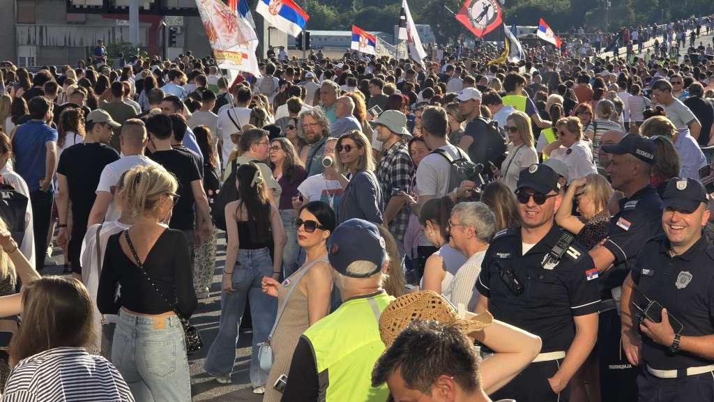 Srbija prosvjed