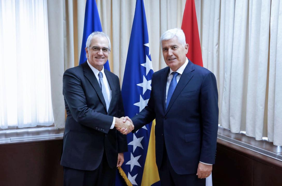 Čović primio šefa Misije OSCE-a - Fokus na vladavinu prava i razvoj