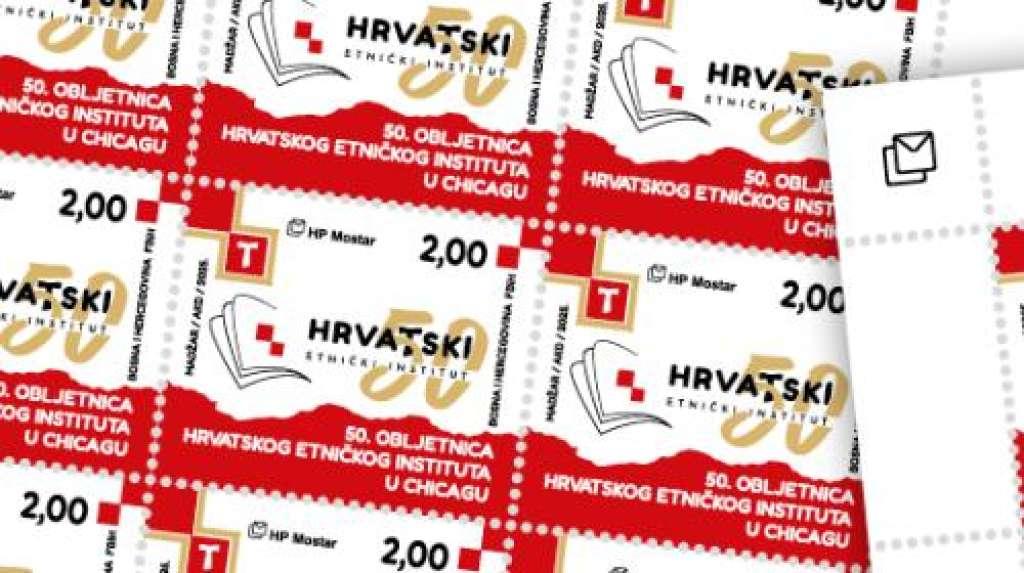 HP Mostar izdala marku u čast 50 godina Hrvatskog etničkog instituta u Chicagu
