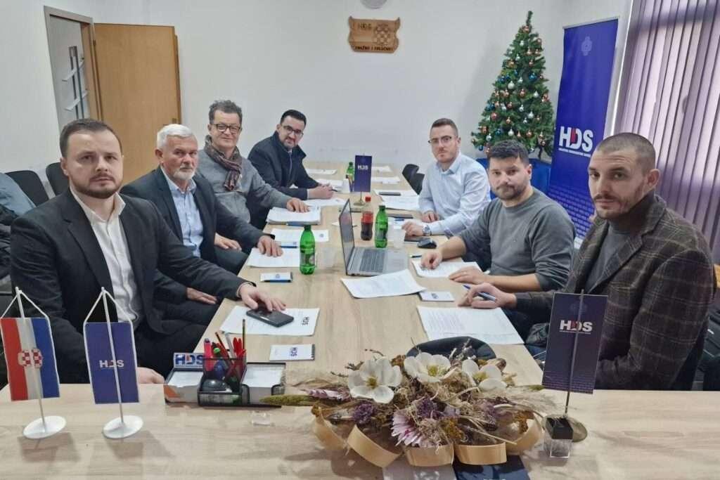 Sastanak pet hrvatskih stranaka u Žepču